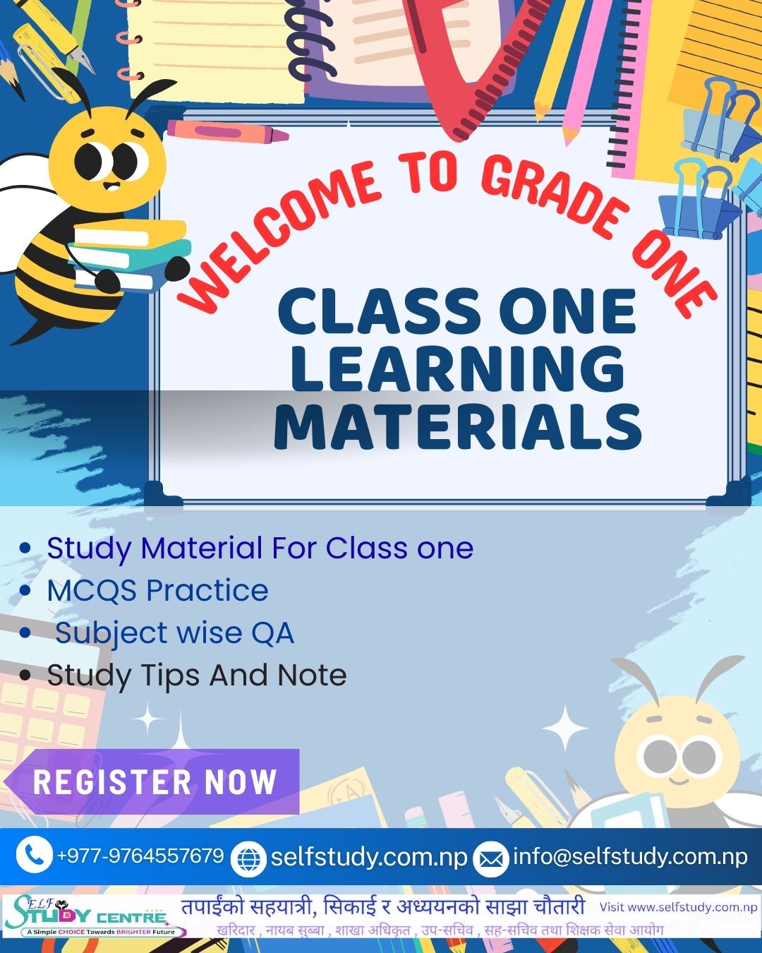 Welcome to Grade One